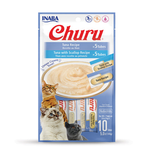 Inaba Churu Cat Treats - Tuna Variety - 10 Pack